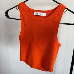 Zara Orange Tank